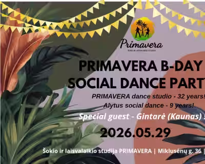 Primavera & Alytus social dance anniversary party