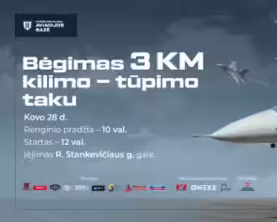 Runway Run 2026 BĖGIMAS KILIMO-TŪPIMO TAKU