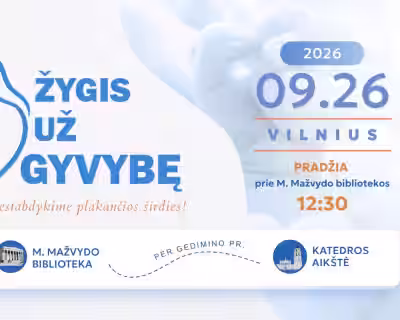 Žygis už gyvybę 2026