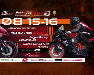 BMA BalticSBK, Lietuvos ir Latvijos čempionato VI etapas, Bagger Cup III & NavasRacingClub Trackday