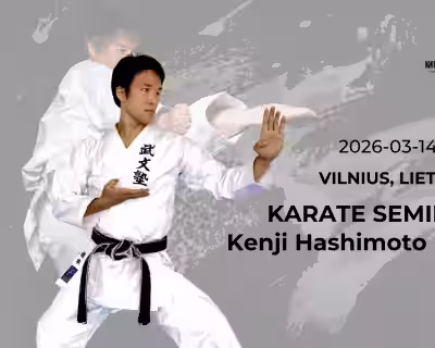 KARATĖ seminaras su Kenji Hashimoto