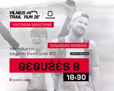 Nemokama treniruotė: priešvaržybinis bėgimas