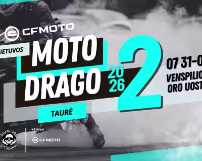 2026 m. CFMOTO Lietuvos motociklų DRAG taurės II etapas