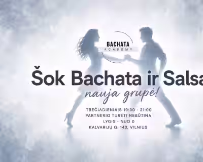 Nauja Bachata ir Salsa Grupė