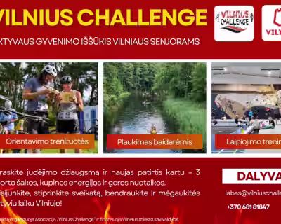 Orientavimosi užsiėmimas senjorams gamtoje – Vingio Parkas (Vilnius)