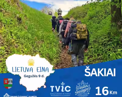 Tradicinis sezono atidarymo žygis "Lietuva Eina" | Šakiai