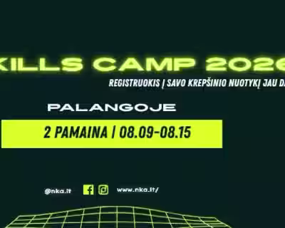 Krepšinio stovykla "Skills Camp 2026" Palangoje (II pamaina)