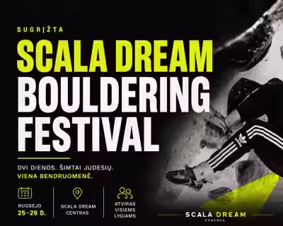 Scala Dream Bouldering Festival 2026 09 25-26
