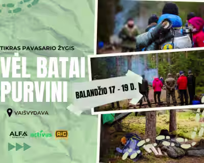 Tikras pavasario žygis – VĖL BATAI PURVINI