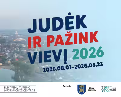 Judėk ir pažink Vievį 2026