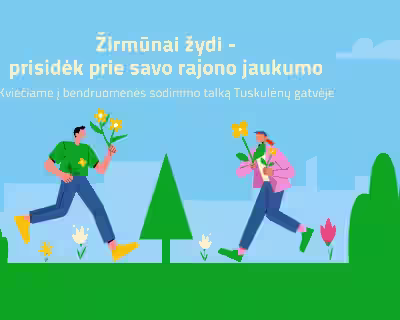 Sodinimo talka Žirmūnuose