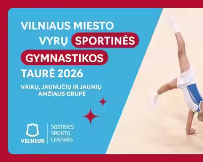 Vilniaus miesto vyrų sportinės gimnastikos taurė 2026