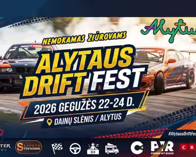 Alytaus Drift Fest – Nemokamas Žiūrovams