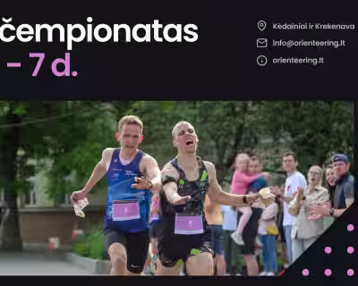 2026 m. Lietuvos OS bėgte čempionatas sprinto, eliminavimo sprinto ir sprinto estafečių trasose