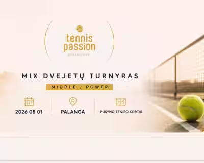 TennisPassion MIX dvejetų turnyras