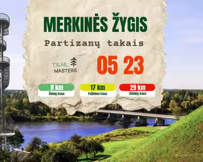 Trail Masters Merkinės žygis Partizanų takais'26