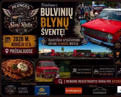 Seni Ratą automobilių paroda | BULVINIŲ BLYNŲ ČEMPIONATAS