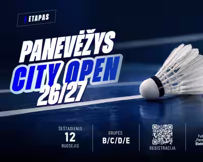 PANEVĖŽYS CITY OPEN 1-AS ETAPAS