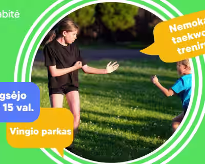 Nemokama tekvondo treniruotė