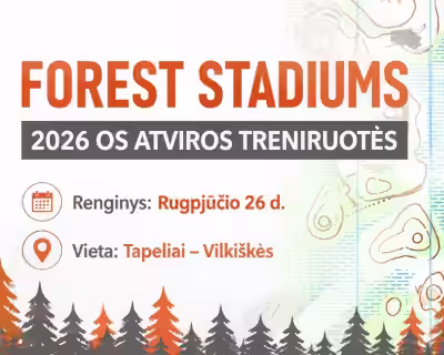 Orientavimosi Sportas Vilniuje Trečiadieniais ir kitom dienomis