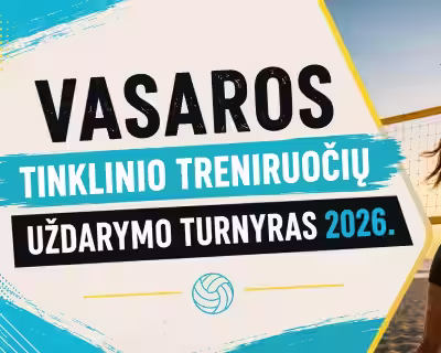 Vasaros tinklinio treniruočių uždarymo turnyras 2026