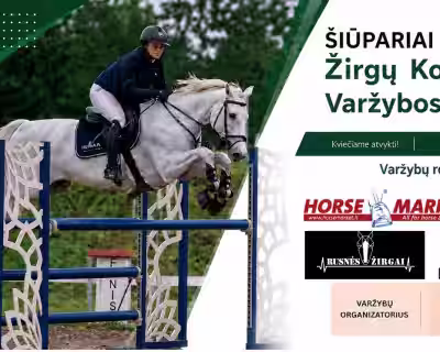 Žirgų konkūro varžybos. Šiūpariai