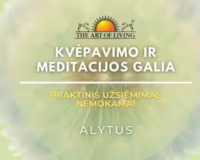 Kvėpavimo ir meditacijos galia | Nemokamai