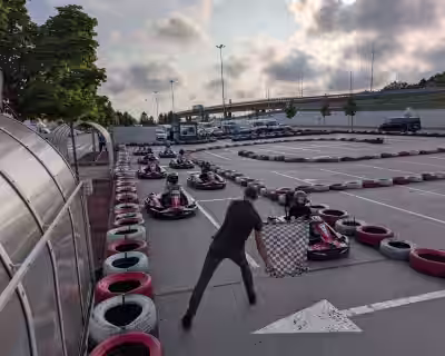 Rugpjūčio mėn. Greičiausio Klaipėdos kartingisto varžybos