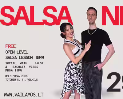 SALSA NIGHT @ Old Cuban Pub FREE lesson + party