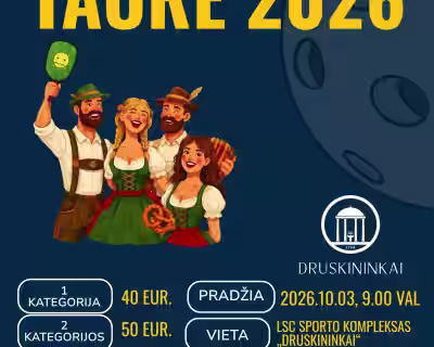 Piklbolo taurė 2026 Druskininkai