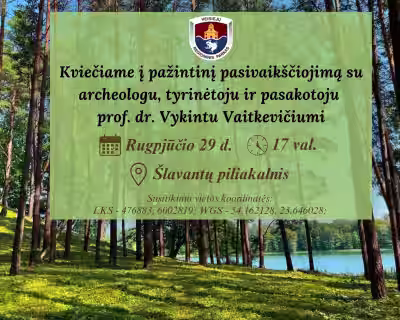 Pažintinis pasivaikščiojimas su prof. dr. Vykintu Vaitkevičiumi Veisiejų regioniniame parke