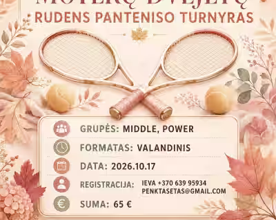 Moterų dvejetų rudens teniso turnyras