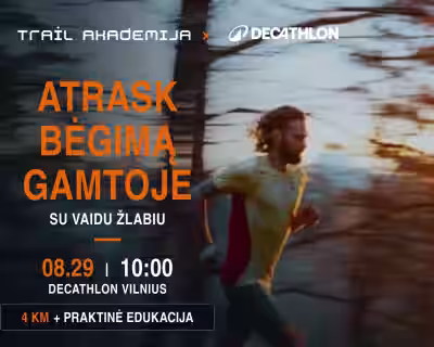 ĮVADINĖ TRAIL TRENIRUOTĖ + EDUKACIJA