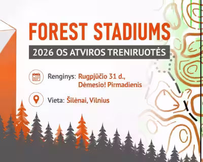 Orientavimosi Sportas Vilniuje, dėmesio! ir bus ateinantį pirmadienį
