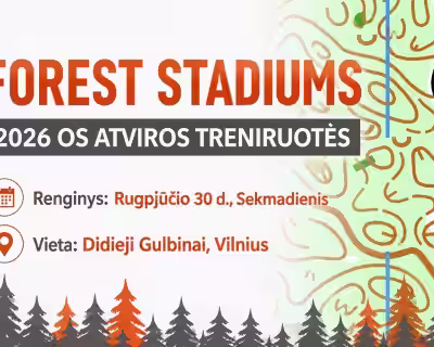 Orientavimosi Sportas Vilniuje šį Sekmadienį