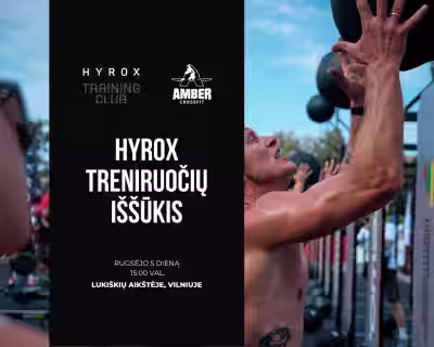 Amber CrossFit Hyrox treniruočių iššūkis