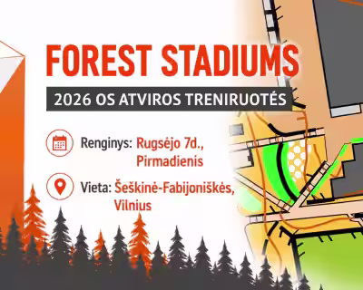 Orientavimosi Sportas Vilniuje Pirmadieniais - Miesto Sprintas