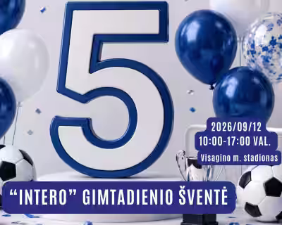 FC Visagino „Intero“ 5-o gimtadienio šventė