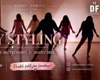 Lady styling šokių pamokos merginoms/moterims Vilniuje