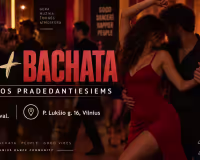 Salsa+Bachata šokių pamokos pradedantiesiems/suaugusiems, Vilniuje