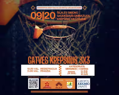 GATVĖS KREPŠINIS 3X3 ŠILALĖJE