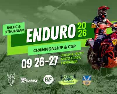 2026 Baltic Enduro Championship & Cup / Lietuvos Enduro čempionatas ir taurė III etapas