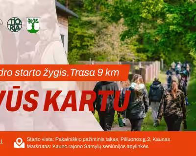 Patyriminis pėščiųjų bendro starto rudens žygis 