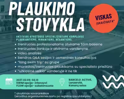 PLAUKIMO STOVYKLA KANARUOSE