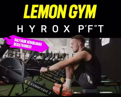 🔥 LEMON GYM HYROX ATVYKSTA Į ŠIAULIŲ AKROPOLĮ!