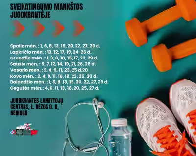 Sveikatingumo mankštas Juodkrantėje