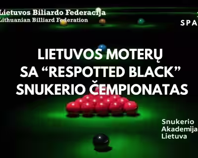 Lietuvos moterų SA "Respotted black" snukerio čempionatas 2026