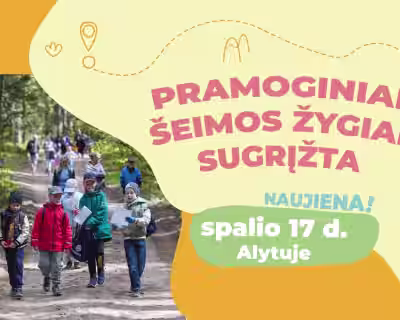 Pramoginis TYP TOP šeimos žygis Alytuje