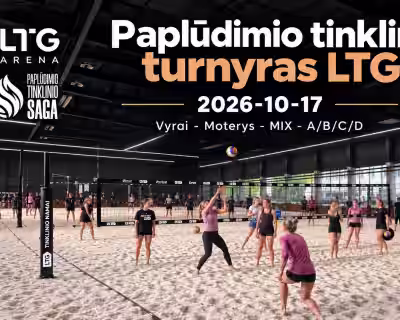 Paplūdimio tinklinio turnyras LTG