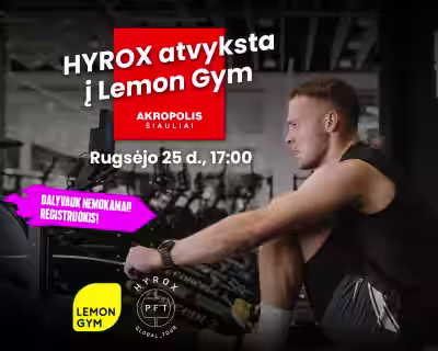 LEMON GYM x AKROPOLIS HYROX PFT. 